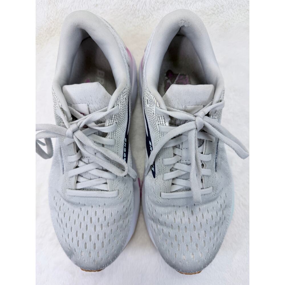 Brooks Ghost 16 Womens Running Shoes Gray Purple Size 7.5 D Wide - Picture 8 of 10